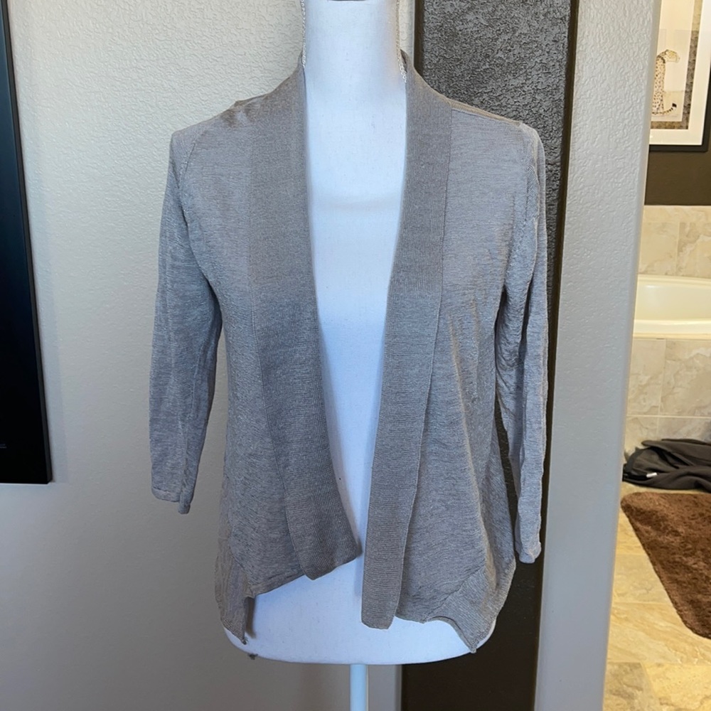 Light weight light gray cardigan
